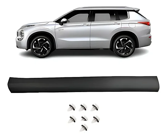 Friso Moldura Porta Dianteira Outlander Phev 2025 2026 Esquerdo Motorista Para Pintura 5727A777