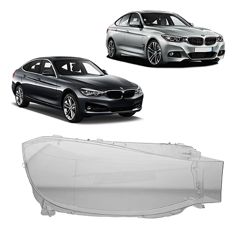 Lente Do Farol Bmw 320i 328i Gt 2013 2014 2015 2016 Direito Passageiro 63117339386