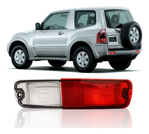 Refletor Lanterna Pajero Full 2003 2004 2005 2006 2007 Esquerdo Motorista