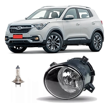 Farol Milha Auxiliar Tiggo 5x Ano 2018 2019 2021 Lado Esquerdo Motorista Novo