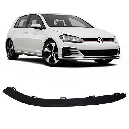 Spoiler Dianteiro Parachoque Golf Gti 2014 2015 2016 2017 2018 Lado Direito 5G0805903B