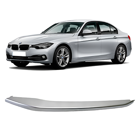 Friso Moldura Grade Milha Bmw 320i 328i 2016 2017 2018 Lado Esquerdo Motorista