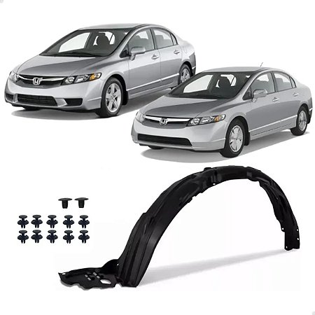 Parabarro Lameiro Dianteiro New Civic 2006 2007 2008 2009 2010 2011 Esquerdo Motorista 74151SNAA100