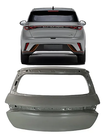 TAMPA TRASEIRA PORTA MALAS BYD DOLPHIN 2023 2024 2025 NOVO