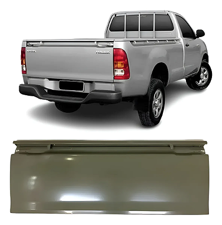 Tampa Traseira Caçamba Hilux 2006 2007 2008 2009 2010 2011 2012 2013 2014 2015 Srv