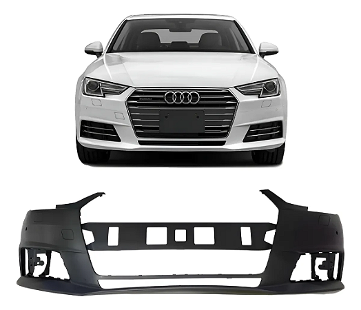 Parachoque Envolvente Dianteiro Com Furo para Sensor Audi A4 2016 2017 2018 2019 8WD807437