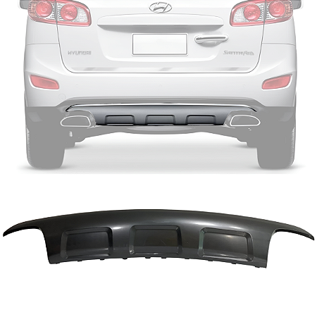 APLIQUE SPOILER PARACHOQUE TRASEIRO SANTA FE 2011 2012 2013