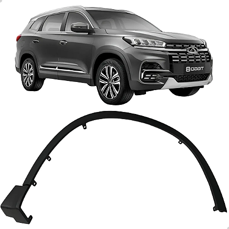 Friso Alargador Acabamento Paralama Chery Tiggo 8 2020 2021 2022 2023 2024 Direito Passageiro 609000056AA