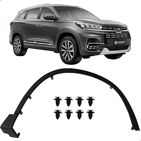Friso Alargador Acabamento Paralama Chery Tiggo 8 2020 2021 2022 2023 2024 Direito Passageiro 609000056AA