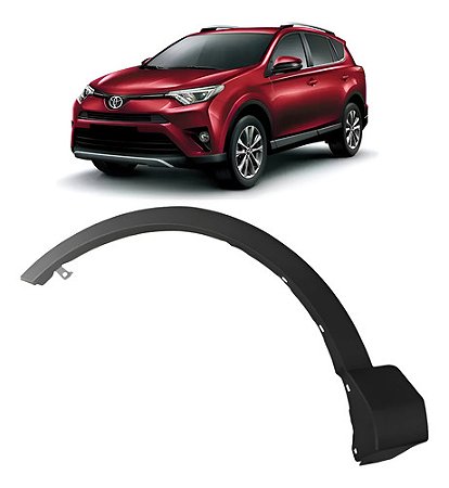 Friso Alargador Paralama Dianteiro Rav4 2016 2018 Esquerdo