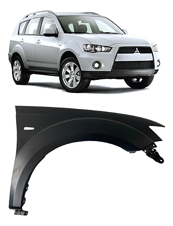 Paralama Com Furo Pisca Outlander 2010 2011 2012 2013 Passageiro