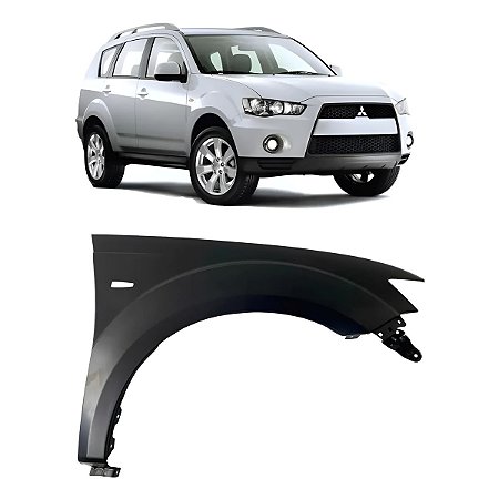 Paralama Com Furo Pisca Outlander 2010 2011 2012 2013 Passageiro
