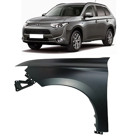 Paralama Dianteiro Esquerdo Mitsubishi Outlander 2014 2015