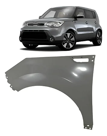 Paralama Dianteiro Furo Pisca Kia Soul 2014 16 2019 Esquerdo