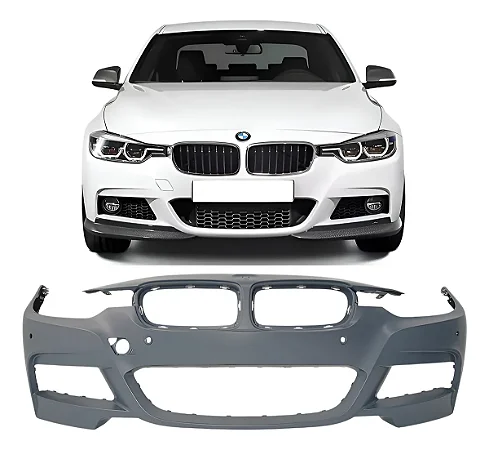 Parachoque Dianteiro Furo Sensor Bmw 320i M Sport 2012 2013 2014 2015 2016 2017 2018 Para Pintura 51118067941