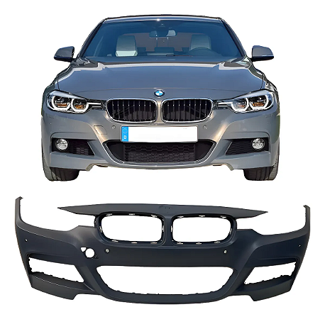 Parachoque Dianteiro Furo Sensor Bmw 320i M Sport 2012 2013 2014 2015 2016 2017 2018 Para Pintura 51118067941