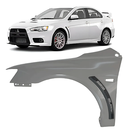 Paralama Lancer Evolution X 2010 2011 2012 2013 2014 2015 Motorista Esquerdo