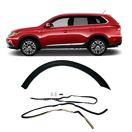 Friso Moldura Paralama Traseiro Outlander 2016 2017 2018 2019 2020 2021 2022 Esquerdo Motorista 7407A302