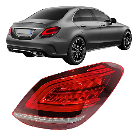Lanterna Mercedes C180 C200 C300 2019 2020 2021 Led Direito Passageiro 2059065103 2059065003