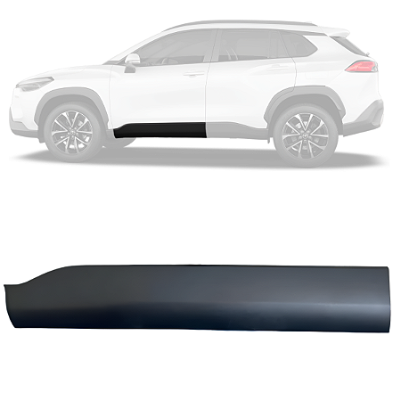 Friso Porta Dianteira Corolla Cross 2021 2022 2024 2025 2026 Lado Esquerdo Motorista