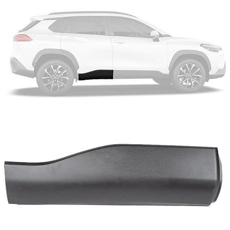 Friso Aplique Moldura Porta Traseira Corolla Cross 2021 2022 2023 2024 2025 2026 Lado Direito Passageiro