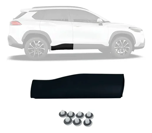 Friso Aplique Moldura Porta Traseira Corolla Cross 2021 2022 2023 2024 2025 2026 Lado Direito Passageiro