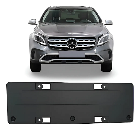 Suporte de Placa Parachoque Dianteiro Mercedes GLA200 2018 2019 2020 A1568808300