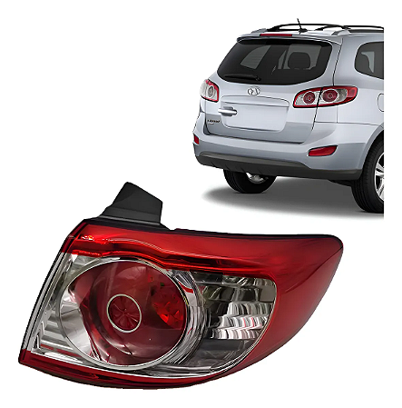 Lanterna Tampa Porta Malas Traseiro Santa Fé 2010 2012 2013 Direito Passageiro 924062B520