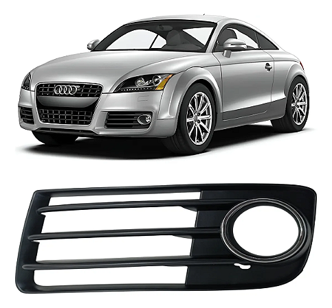 Grade Farol Milha Aro Cromado Dianteiro Audi TT 2011 2012 2013 2014 Esquerdo Motorista 8J0807681J