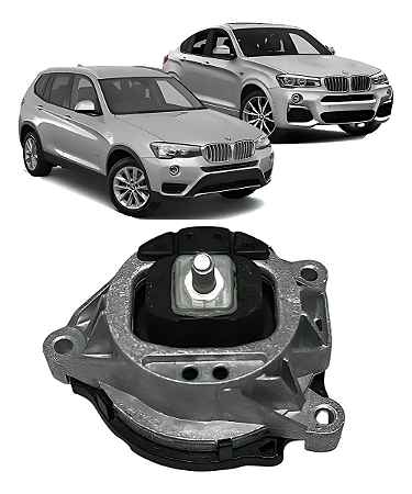 Coxim Calço Motor Bmw X3 F35 X4 F26 2.0 2010 2011 2012 2013 2014 2015 2016 2017 Direito Passageiro 22116856184