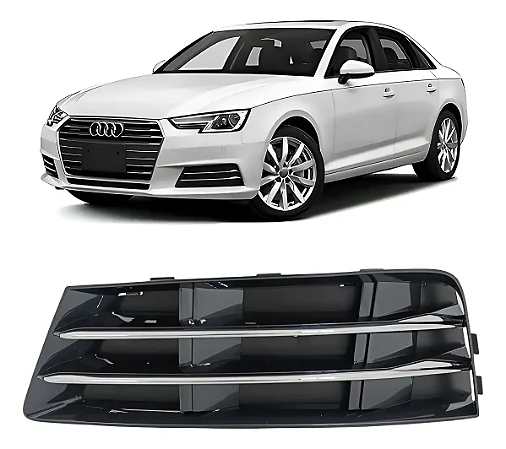 Grade Moldura Milha Friso Cromado Audi A4 2016 2017 2018 2019 Esquerdo Motorista 8W0807681R