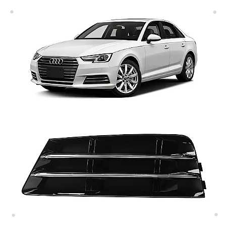 Grade Moldura Milha Friso Cromado Audi A4 2016 2017 2018 2019 Esquerdo Motorista 8W0807681R