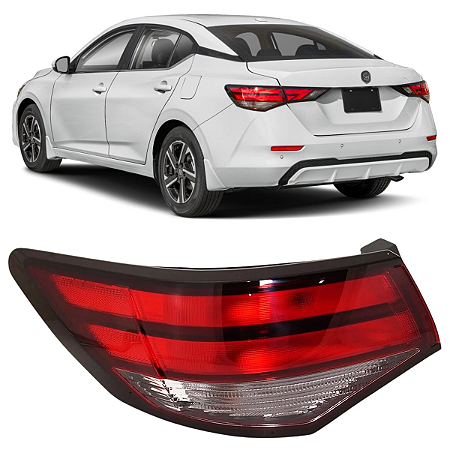 Lanterna Traseira Nissan Sentra 2023 2024 2025 2026 Lado Esquerdo Motorista