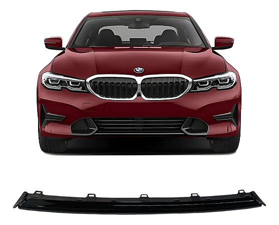 Friso Aplique Inferior do Spoiler Dianteiro BMW 330i 320i 2019 2020 2021 2022 51117471512