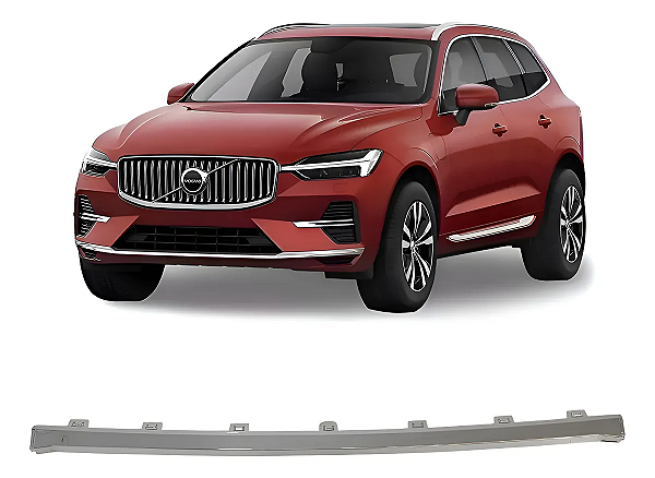 Friso Central Inferior Cromado Parachoque Dianteiro Volvo XC60 2022 2023 2024 32227904