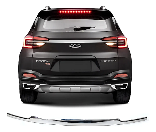 Friso Régua do Porta Malas Traseiro Tiggo 5x 2020 2021 2022 2023 2024 2025 609000307AA