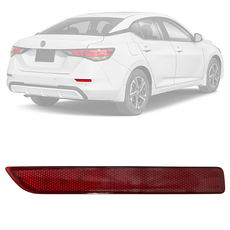 Refletor Traseiro Olho De Gato Nissan Sentra 2023 2024 2025 2026 Lado Direito Passageiro