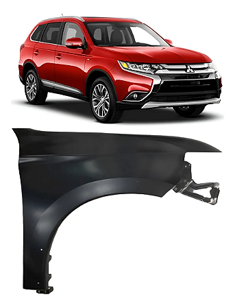 Paralama Outlander 2016 2017 2018 2019 2020 Lado Direito Passageiro 61591236