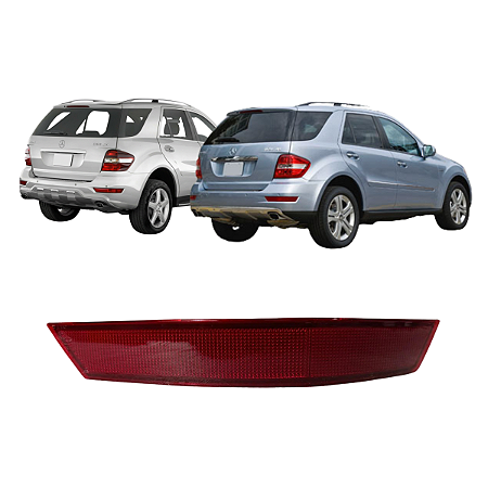 Lanterna Refletor Traseiro Mercedes ML320 ML300 ML500 ML63 AMG 2009 2010 2011 Esquerdo Motorista A1648200374