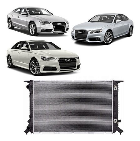 Radiador Dianteiro Audi A4 A5 A6 2008 2009 2010 2011 2012 2013 2014 2015 2016 2017