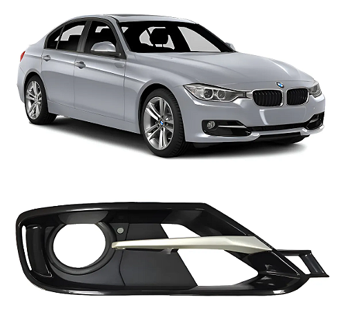Grade Moldura Farol Milha Bmw 335i 328i 320 325i 2012 2013 2014 2015 Direito Passageiro
