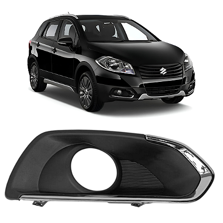 Grade Farol Milha Suzuki S Cross 2015 2016 Lado Direito Passageiro
