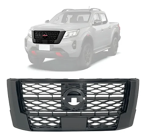Grade Parachoque Dianteiro Nissan Frontier Pro 2022 2023 2024 2025 2026 Fosco