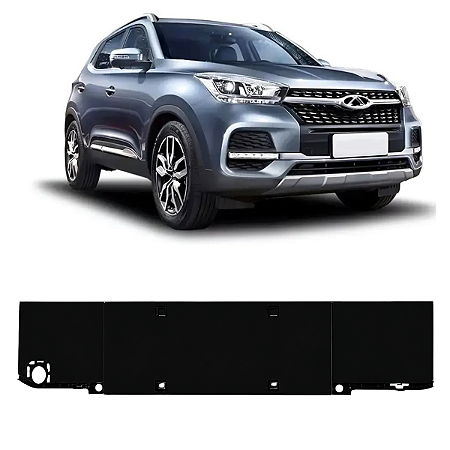 Suporte Moldura Placa Dianteira Chery Tiggo 5x 2020 2021 2022