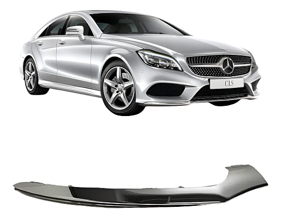 Friso Cromado Parachoque Dianteiro Cls400 Cls500 2015 2016 2017 2018 Direito Passageiro