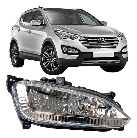 Farol De Milha Foco Duplo Santa Fé 2013 2014 2015 2016 Direito Passageiro