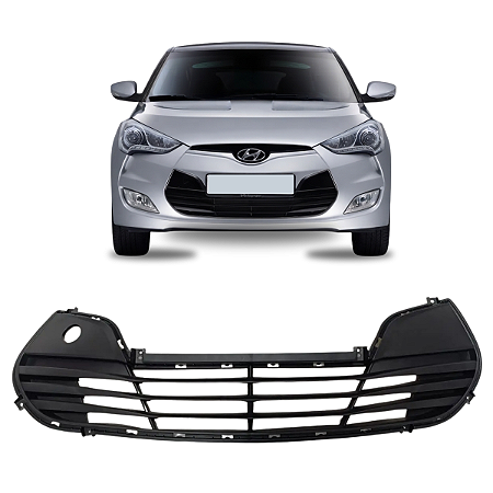 Grade Inferior Parachoque Dianteiro Veloster 2011 2012 2013 Novo