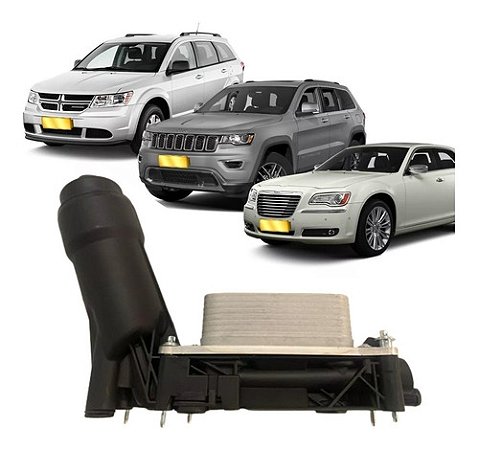 Kit Trocador Calor Óleo C Suporte Journey Ram Grand Cherokee