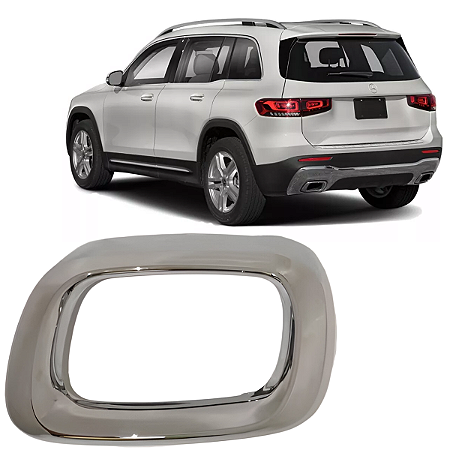 Friso Cromado Moldura Escapamento Mercedes Glb200 2020 2021 2022 2023 2024 Esquerdo Motorista