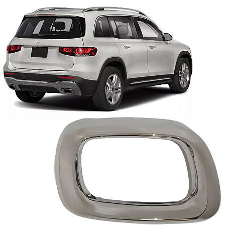 Friso Cromado Escapamento Mercedes Glb200 2020 2021 2022 2023 2024 Direito Passageiro